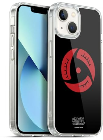 Head Case Designs Offizielle Naruto Shippuden Itachi Mangekyo Sharingan Ikonisch Gel Handyhülle Hülle [Militärischer Schutzgrad] Kompatibel mit Apple iPhone 13