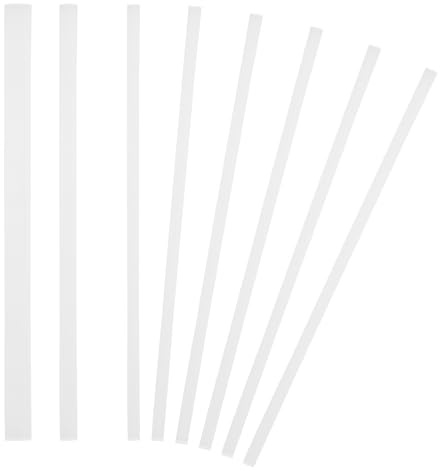 PATIKIL 8x285mm Thermal Binding Strips, 20PCS Glue Strips Tape Hot Melt Adhesive with Mesh Backing for Book Binding Repair Albums Pictures Files Crafts A4 Letter Size