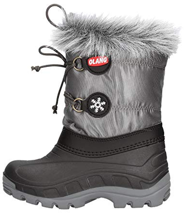 Olang - Neve da Bambino Grigio in Pelle PATTKID