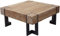 Mendler Couchtisch HWC-A15, Wohnzimmertisch, Tanne Holz rustikal massiv MVG-Zertifiziert - naturfarben 90x90cm