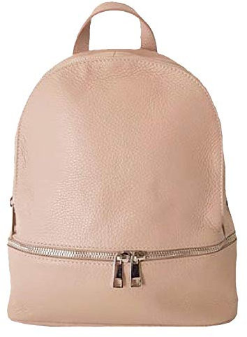 Bottega Carele Zaino Donna in vera pelle made in Italy BC714 (Rosa cipria)