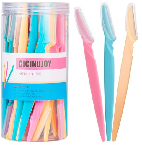 Facial Eyebrow Razor, Precision Hair Removal Tool (Multicolor)
