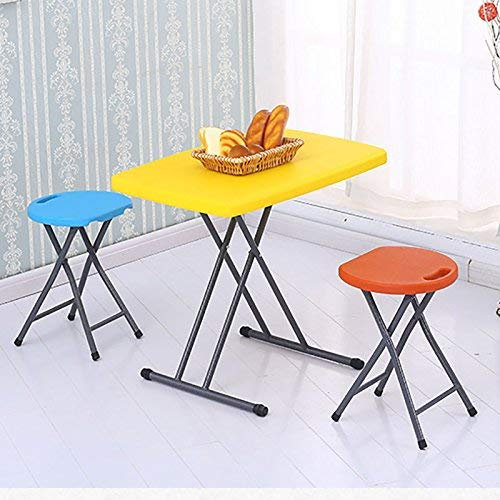 KAD Desktop Home Simple Moderner kleiner Tisch, multifunktionaler, klappbarer, abnehmbarer Tisch/Gelb