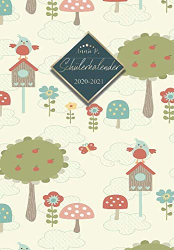 Schülerkalender 2020 / 2021: Schulplaner von August 2020 bis Juli 2021 / Praktischer Schülertimer zum notieren, planen und organisieren aller ... Kalender für das Schuljahr 20/21 Motiv Wald