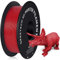 GEEETECH 3D Filament PETG 1,75 mm 1 kg für 3D Drucker, Maßgenauigkeit +/- 0,02 mm, rot