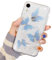 ZTUOK Compatible with iPhone X/XS Case for Women Girls,Bling Glitter Silicone Bumper Cover Cute Blue Butterfly Sparkle Stars Design Clear Soft TPU Case for iPhone X/XS-Four Butterflies