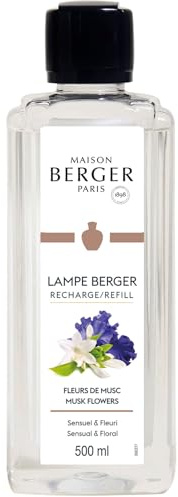 Maison Berger Nachfüllpackung für Duftlampe, Moschusblüten, 500ml, Orientalisch, 115087