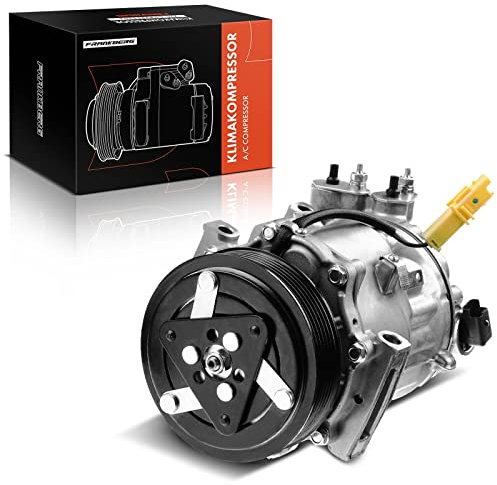 Frankberg Sistemi di condizionamento dell'aria Compressore aria condizionata con frizione Compatibile con 407 6D 6D 6E 6C 6E C5 RC RE RD RW 607 9D 9U Replace# 6453.PN, compreso l'olio preconfezionato