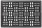 Gummimatte außenbereich Türvorleger 40x60 cm - Dynamic Outdoor Türmatte Gummi Fußmatte außen rutschfest und robust - Fußabtreter aussen - Höhe: 14mm