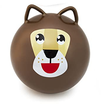 HTUK® Kids Space Hopper 40cm Junior Space Hopper Kinder Tier Space Hoppers Assorted Designs (Löwe)