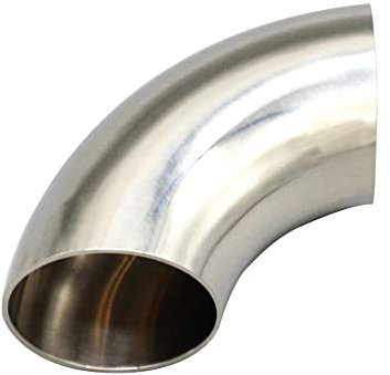 RCCT 1,75 Zoll Edelstahl Rohrbogen 90 Grad – SS304 Mandrel Bend Ø45mm – Auspuff Schweißbogen – Poliert – 1.75 Exhaust Elbow(90Degree, 1.75Inch(1,75 Zoll))
