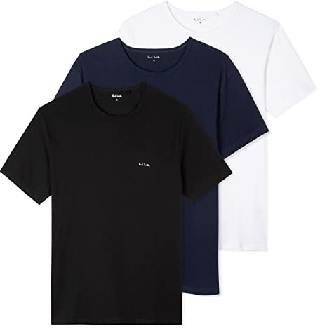 PS by Paul Smith Men's 3-Pack T-Shirts, Multicolor, Medium