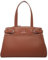 Armani Exchange Women's Essential, Milano 91, Double Bucke Tote L, Light Brown