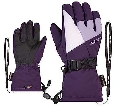 Ziener Kinder LANI Ski-Handschuhe/Wintersport | wasserdicht atmungsaktiv, dark violet, 6,5