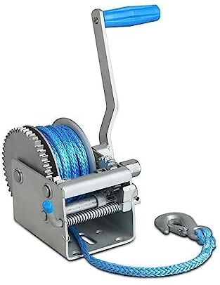 OKOKOZ 2000 kg manuelle Seilwinde, for Autos, Heimwerkerarbeiten, Frachtumschlag, Heben in der Produktionswerkstatt zum Heben Und Bewegen Schwerer Lasten
