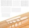 cobee Elastic Buffers, 183pcs Self-Adhesive Bumpers Pads, Clear Rubber Door Handle Stops Soft Close Slam Noise Dampening Wall Protector for Furniture, Cupboards, Drawer, Hinges, Latch, 6 Sizes