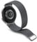 Hinnwer 20mm Armband für Samsung Galaxy Watch FE/Galaxy Watch 7/Galaxy Watch 6/Watch 5 40mm 44mm/Watch 6 Classic One-Click Ersatzarmband Edelstahl Metall Magnet für Galaxy Watch 4 Classic Titan Grau