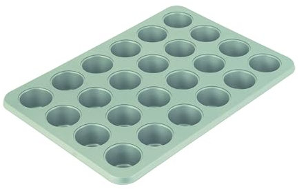 KitchenAid 24-Cup Nonstick Aluminized Steel Mini Muffin Pan, Pistachio