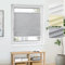Jalousiescout Plissee Klemmfix ohne Bohren—Jalousie 75x200cm grau Sichtschutz Fenster Sonnenschutz, Lichtdurchlässig Faltrollo für Fenster & Tür, Basis-Vliesstoff Pure Plissee