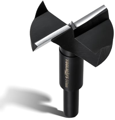 TOOLMAYS Forstnerbohrer 50mm, Länge 90 mm Astlochbohrer für Holz, Professioneller Holzbohrer