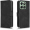 HAOYE Coque pour Huawei Honor X6b, Etui Protection Housse Premium en Cuir PU Flip Case Portefeuille ave ID Carte de Crédit Slot Fermeture Magnétique, Noir