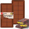 KENSAKI 2x Schokoladenform aus Silikon Tief | Dubai Schokolade | 2 Stück Tiefe Silikonform Schokoladentafel mit 10 Mulden für Schokolade Praline Süßigkeiten