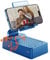 taopodo Multifunctional Cell Phone Stand with Wireless Bluetooth Speaker and Anti-Slip Base, HD Stereo Compatible with Multiple Devices, Tech Gadgets Gifts for Men/Women/Parents/Child (Blue)