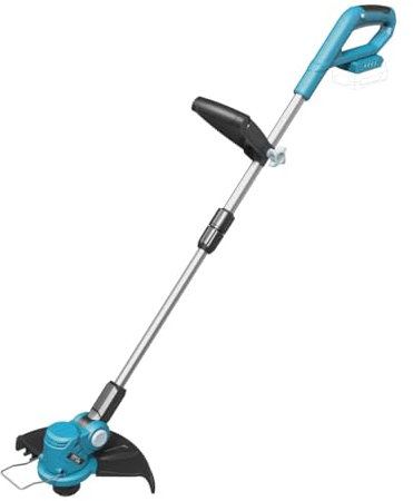 Akku-Rasentrimmer DEDRA - Schnittbreite ø 30cm, 8800 U/Min, Präzision und Komfort beim Mähen, Ergonomisches Leichtgewicht 1,9kg im Karton ohne Akku. Verstellbarer und komfortabler Griff