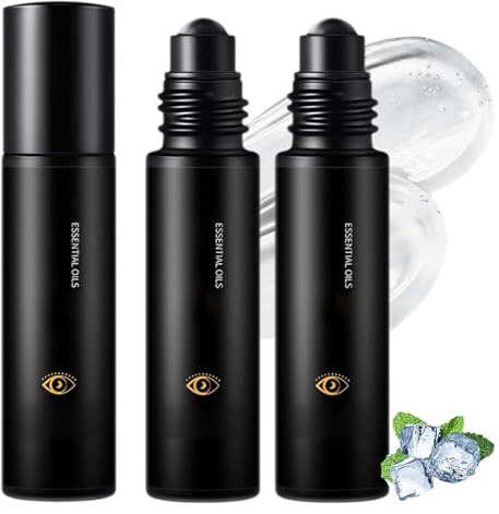 Zevorify Augenpflege-Stick für Männer, Augenroller gegen Augenringe und Tränensäcke, Kühlstick spendet Feuchtigkeit und reduziert Schwellungen, Anti-Falten Augencreme, 10 ml (2PCS)