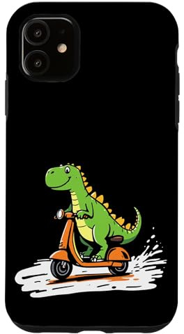 Dinosaur Scooter Case for iPhone 11