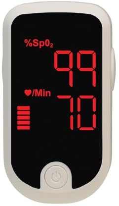 Zewa Advanced Fingertip Pulse Oximeter – SpO₂ & Heart Rate Monitor with OLED Display, Plethysmograph & Perfusion Index – Portable Blood Oxygen Saturation Meter for Home, Sports & Travel