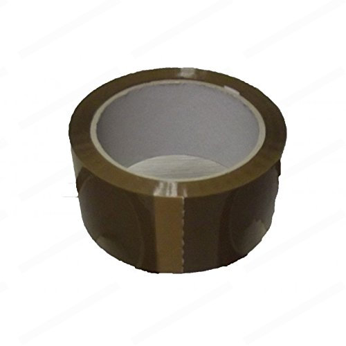 CBJ Emballages 6 Rouleaux d'adhésifs PP havane 100 mètres