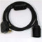 FABRIC CABLE PRE-WIRED LIGHT FITTING SET | with E27 ES Screw Bake Light Bulb Holder 3 Pin UK Plug & 3Core Round Bake Colour Fabric Cable 2m (Bake, Cable Length 2m)