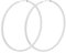 Pernille Corydon Creolen Silber 925 Orbit - Damen-Ohrringe Ø 50 mm - E053s