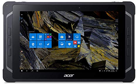 Acer Enduro T1 ET110-31W-C2KN Rugged Tablet, 10.1 WXGA IPS Touch, Intel Celeron N3450, 4GB LPDDR4, 64GB eMMC, WiFi-5, Front 2MP Webcam, Rear 5MP Webcam, Portfolio Keyboard, Windows 10 Professional