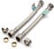 Xcel Home™ 2 x 1/2 BSP x 15mm Compression (200mm Long) Flexible Tap Connector Pipes | Monobloc Tap Connectors Kitchen Sink/Bathroom Basin Flexi Pipe Tails
