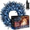 Festive Fix Christmas Tree Lights - 50m, 500 LED Waterproof Light for Indoor & Outdoor Xmas Decoration, Energy-Saving Mains Powered String Lights with Timer & 8 Modes