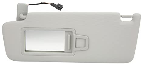 Akozon Viseras Interiores para Automóviles, Visera Izquierda Gris 5GG 857 551, Viseras de Repuesto para Accesorios Interiores de Automóviles, Visera Parasol Fournyaa para Universal Fit MK7 2014‑2017