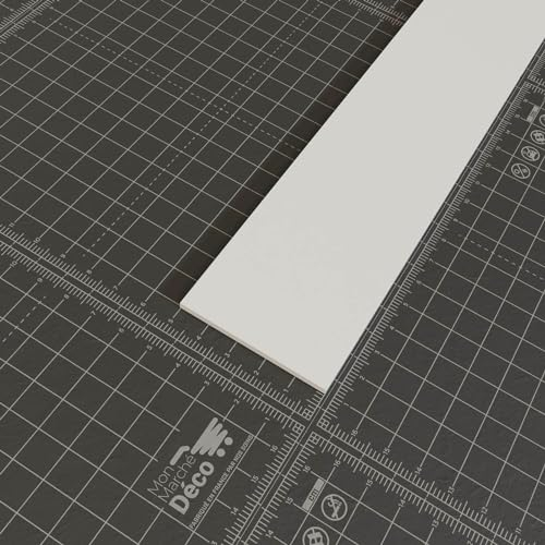 Profil Plat PVC 50 mm - Longueur 2.60 m - À l'unité