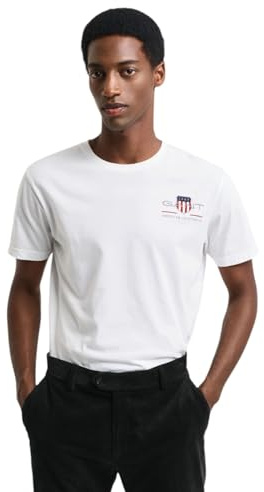 GANT Herren Reg Archive Shield Emb Ss T-Shirt (1er Pack)