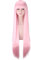 WELLHY Cosplay Perücke Anime Darling in The FRANXX 02 Zero Two Perücke Cosplay Kostüm Code 002 Frauen Lange rosa Haare Halloween Party Perücken for Coser