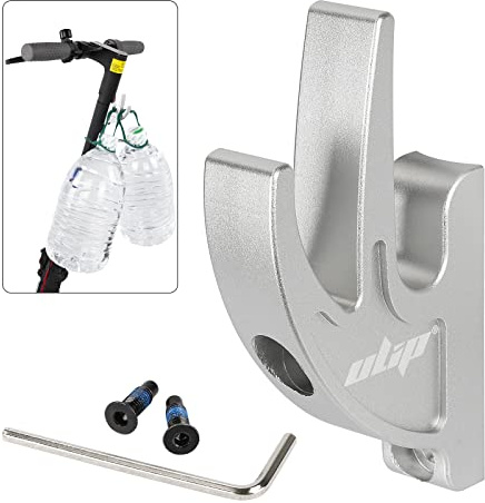 ulip Scooter Doble gancho frontal Gancho de transporte Práctico gancho de suspensión para Xiaomi M365 Pro MI3 1S Scooters Plata