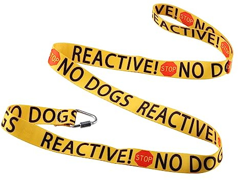 Reactive No Dogs-YE Lustige Hundeleine für Spaziergänge und Training, Geschenk für Haustierliebhaber