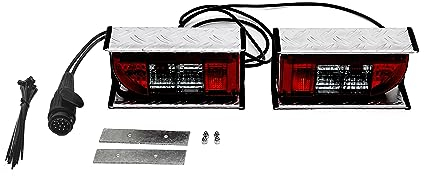 Beleuchtungssatz mit Schutzeinrichtung für Heck-Pack Hecktransporter (13 poliger Steckeranschluss)