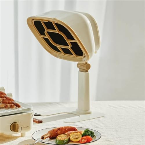 Campana extractora de escritorio, mini campana extractora portátil de 3200 RPM, succión fuerte, ajustable a 66 °, ajuste de altura de 6 segmentos, ventilador extractor para el hogar ( Color : D )