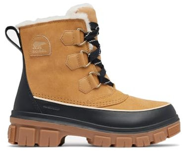Sorel Torino WP, Stivali Invernali Donna, Verde (Curry/Black), 36.5 EU