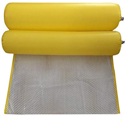 Aufblasbare Poolschwimmer, aufblasbares Schwimmbecken für Erwachsene, übergroße schwimmende Reihe mit Netz, Hängematte, Strand, klappbare Rückenlehne, aufblasbares Sofa, Liegebett zum Entspannen im