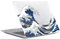 Custodia Protettiva per Macbook Air 13 pollici Modello A1932 A2179 A2337 M1 con display Retina e Touch ID 2020 2019 2018 Uscita, Sottile Rigida Case Cover Plastica Duro Custodia, Onda marina