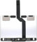 ICTION A1502 Touchpad Trackpad mit Flexkabel, Ersatz für MacBook Pro 33,8 cm Retina A1502 Trackpad Ende 2013 Mitte 2014