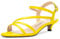 Castamere Donna Aperte sulla Punta Basso Gattini Tacco Heel Cinturino alla Caviglia Sandali Fibbia Dress Ufficio Casual Scarpe 3.5 CM Heels Giallo 39 EU